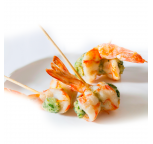 Brochette crevette farcie fine herbe