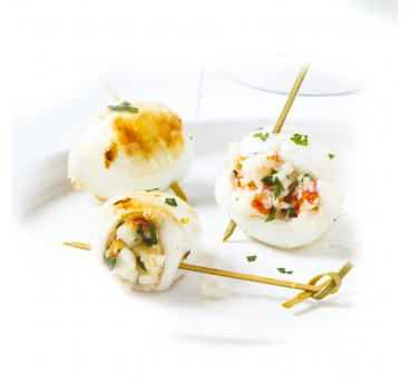 Seiche farcie aux crevettes