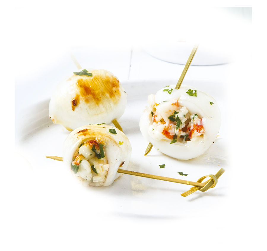 Seiche farcie aux crevettes Seiche farcie aux crevettes