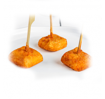 Brochette gourmande panée