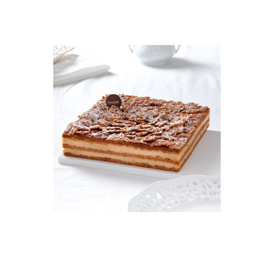 Millefeuille au caramel beurre salé