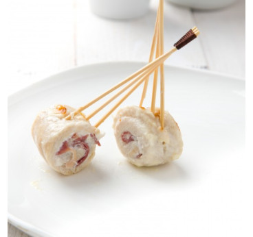 Brochette poulet bacon de bœuf