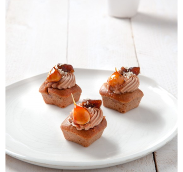 Pain d'épices foie gras noisette