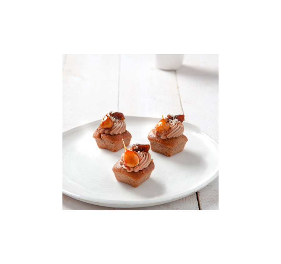 Pain d'épices foie gras noisette