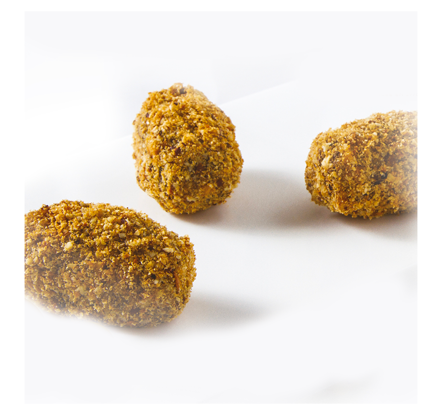 Dattes noisette fourrées aux noisettes caramélisées