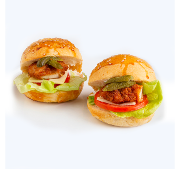 Petit pain poulet pané