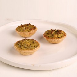 Tartelette poulet champignons